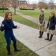 Illustration for article titled Campus Tour Guide Reminds Students At Each Stop They Have To Get In First